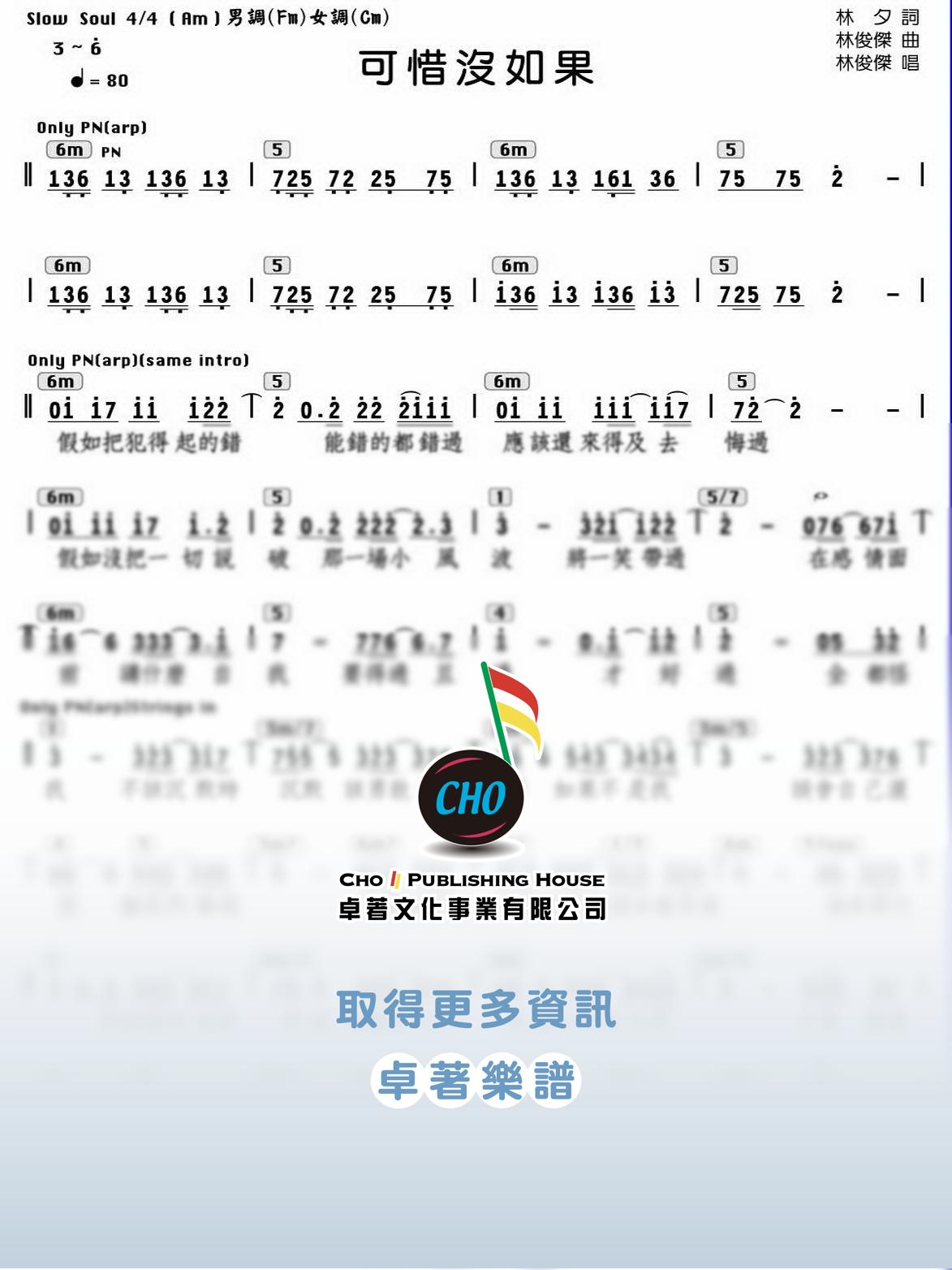 可惜沒如果